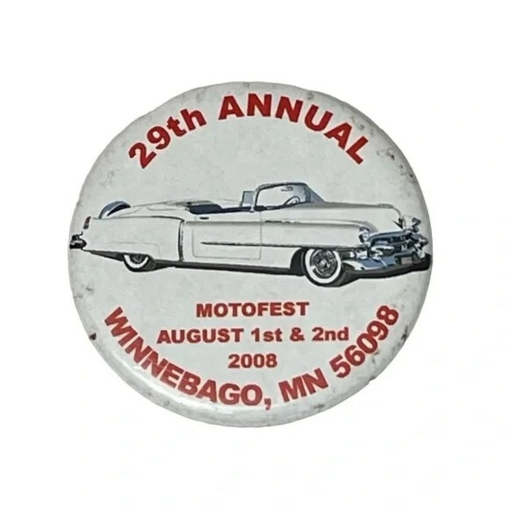 29th Winnebago Moto Fest Pinback Button 2008